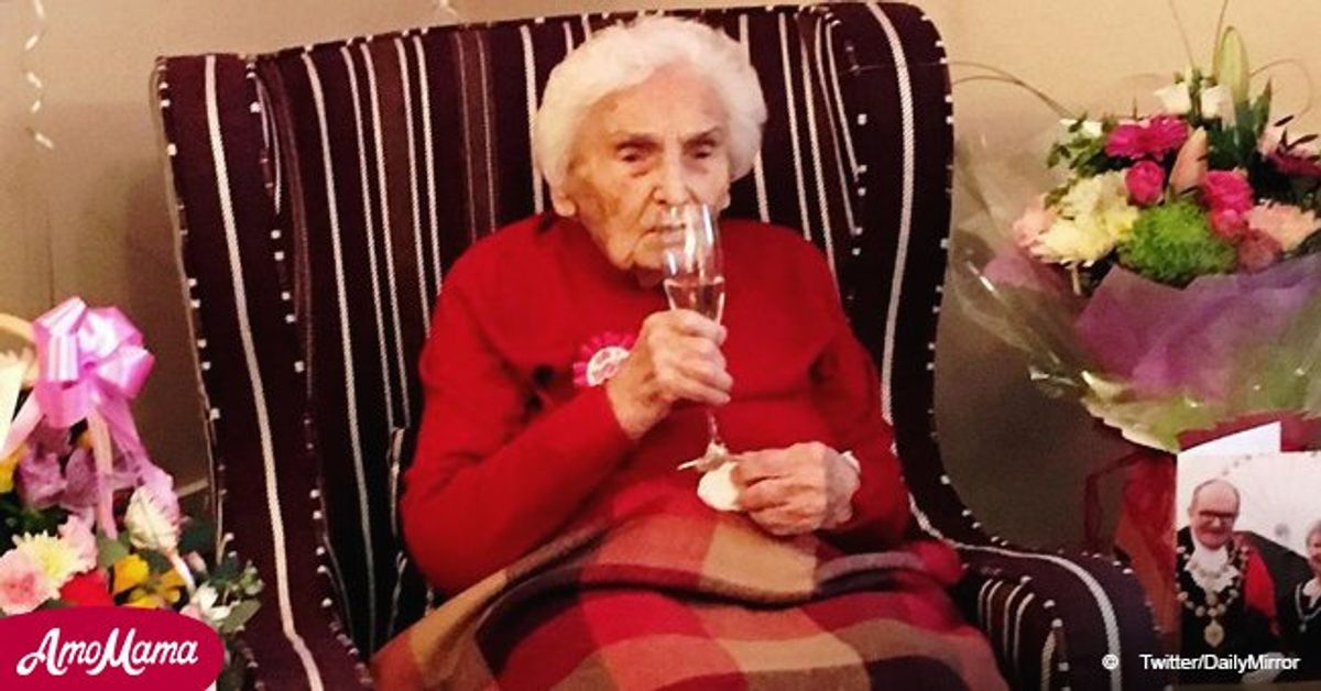 Cette femme de 105 ans dit qu elle a vécu aussi longtemps parce qu