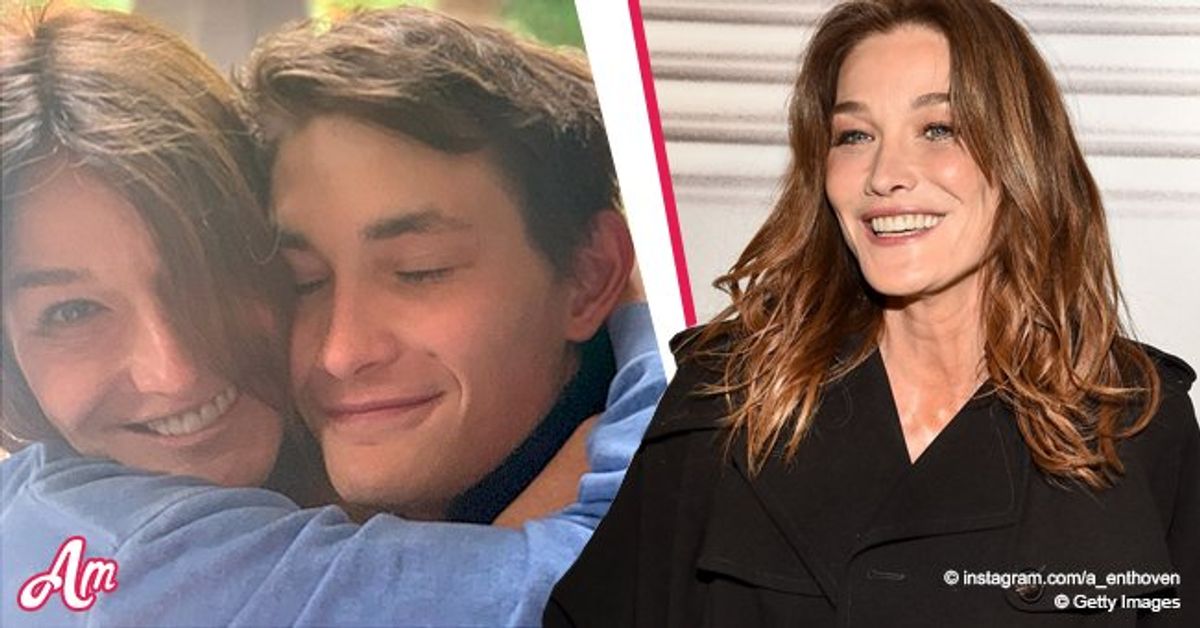 Aurélien le fils de Carla Bruni partage une tendre photo avec sa grand