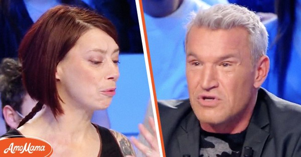 Aurore Drossart, qui prétend être la fille d'Yves Montand, fait face à la  compassion de son petit-fils adoptif Benjamin Castaldi