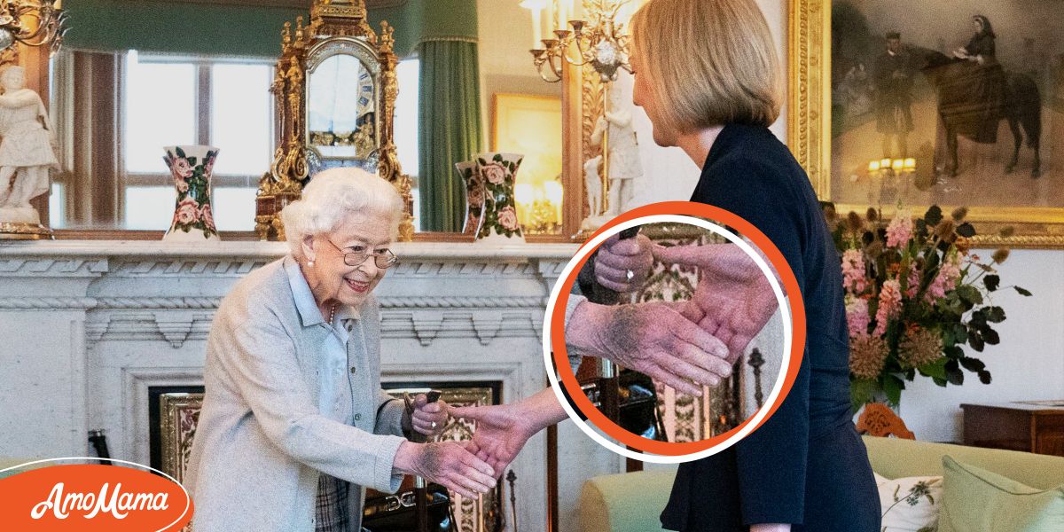 Dernière photo de la Reine Elizabeth vivante - En regardant ses mains