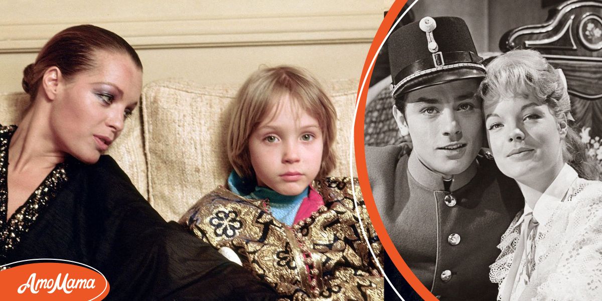 Romy Schneider, dévastée, a vu des paparazzi se cacher aux funérailles de son  fils - Alain Delon, furieux, est venu l'aider