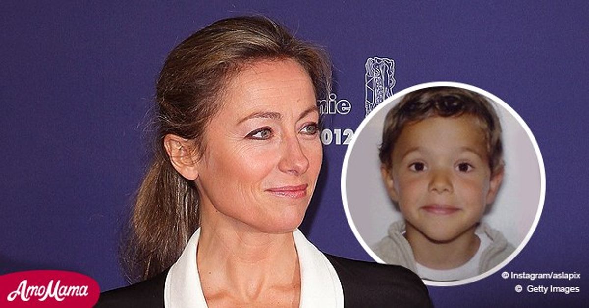 Anne-Sophie Lapix partage une photo rare de l'enfance de son fils qui