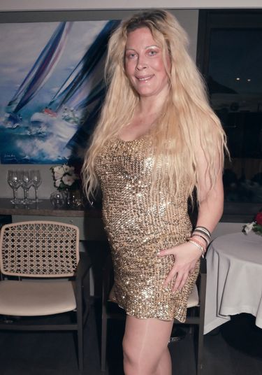 Loana Petrucciani at Massimo Gargia's birthday party in Saint-Tropez, France, on August 20, 2022.
