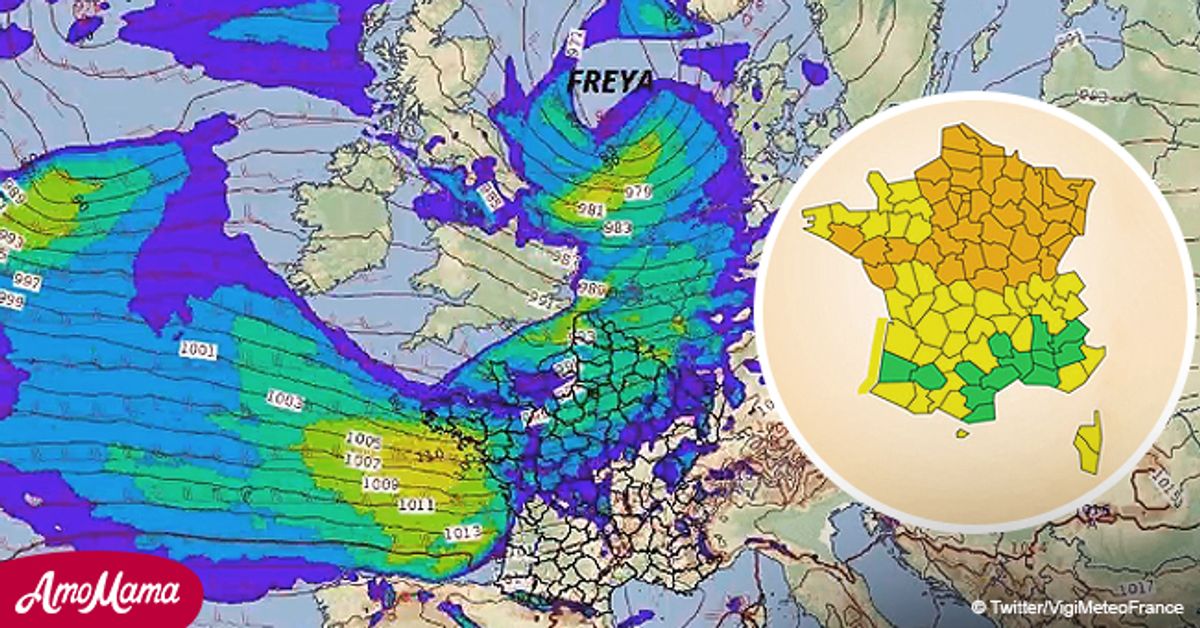Tempête Freya quels départements de France sont aujourd